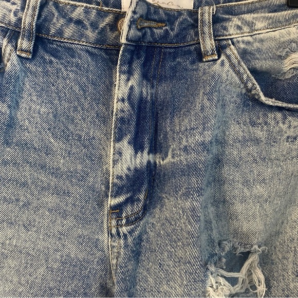KanCan Collie High Rise Mom Jeans Distressed Blue‎ Jeans size 9/28 - Picture 4 of 14
